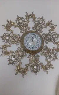ساعت و میوه خوری برنز