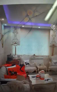 پرده عرض۲/۷۰ وارتفاع۱/۸۰