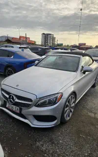 بنز 300 Cکروک نقره ای فول کامل با برمستر