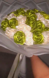 دسته گل روبانی زیر قیمت