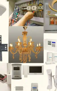 نصاب نصب دوربین ودزگیر لوستر آیفون رفع اتصالی خانه