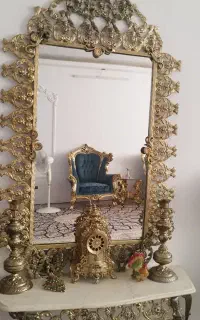 آینه و شعمدانی