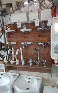 شیرالات وروشویی کابینتی و فلاش تانک مددی