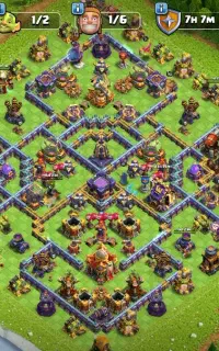اکانت Clash of Clans  TH16
