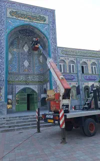 اجاره جرثقیل بالابر ۱۶ متری / نیسانی و خاوری