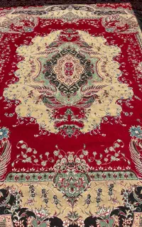 یک تخته فرش ۱۲متری قرمز سالم