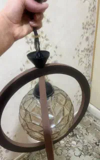لوستر اشپزخانه یا اتاق خواب و  دو  عددشمعدونی