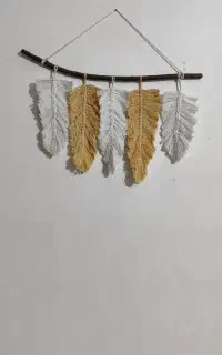 دیوار کوب مکرومه