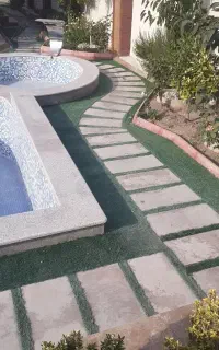 کاشیکاری و سنگکاری پله کف نما و مزائیک