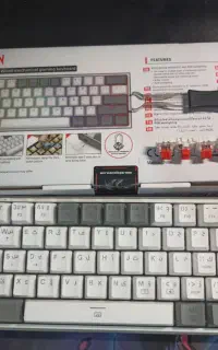 کیبورد گیمینگ مکانیکال ردراگون k617 fizz