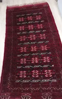 کناره دومتری دست بافت تمام پشم