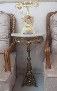 میز تلفن برنز
