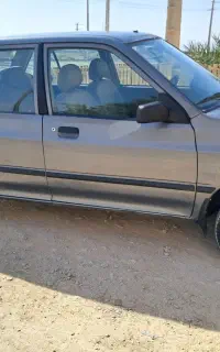 پراید مدل ۹۰ بی رنگ شاسی پلم