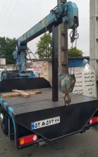 بارگیری.تخلیه بار.حمل.نیسان جرثقیلدار.