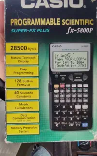 ماشین حساب مهندسی اصل کاسیوFx 5800P