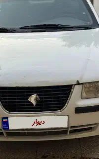 سمند 87 ایکس یو ام یک لکه رنگ