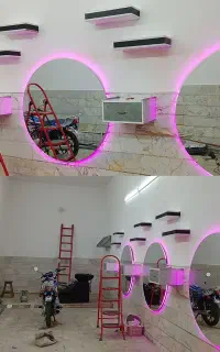 برقکار دوربین دزدگیر نصاب لوستر کولر