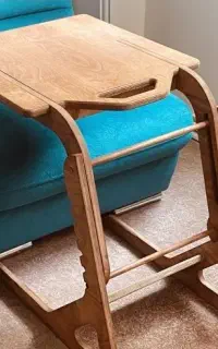میز لپ تاپ چوبی