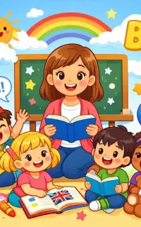تدریس تخصصی مکالمه آنلاین زبان انگلیسی کودک