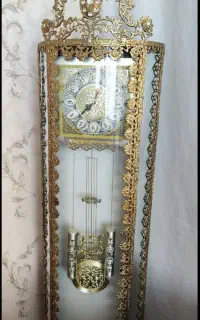ساعت ایستاده برنز