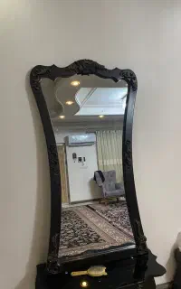 اینه کنسول چوبی
