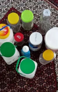 شیشه مربا و دبه
