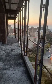 نصب والپست با تراز لیزری و نبش کشی