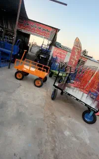 (گاری ۱۵۰در۱۲۰ گردشی)چهار چرخ دستی حمل بار گردشی