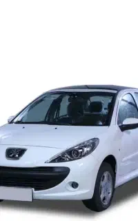 حواله خودرو ۲۰۷ارتقا یافته سقف شیشه ای دستی