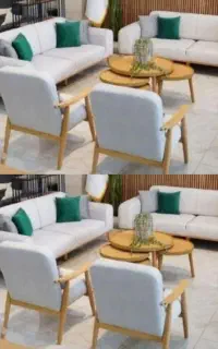 مبل راحتی   و مدرن بهاره)/ با پارچه های خوش رنگ