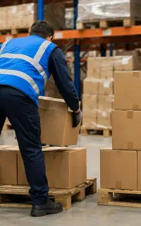 نیروی بسته بندی و جابه جایی شیفت روز