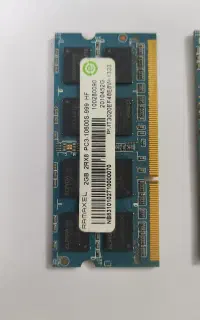 2 رم لپ‌تاپ DDR3 برند راماکسل 2 گیگ مجموعاً ۴ گیگ
