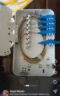 نصب و اجرای شبکه‌های کامپیوتری و فیوژن فیبر نوری