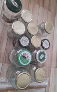 شیشه مربا وربع