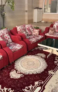 مبل راحتی در حد نو ۸ نفره