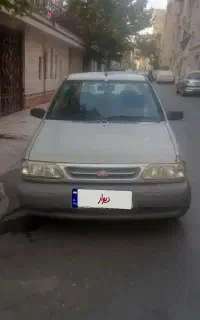 پراید 87 نقره ای