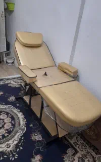 تخت سه شکن مژه تتو لیزر فیشیال