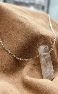 گردنبند سنگ طبیعی کریستالی