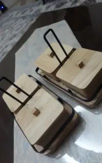 دو عدد شکلات خوری چوب بامبو نو