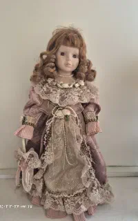 مجسمه عروسک خارجی دکوری بسیار زیباو نو