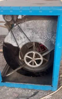 کولر آبی 7نیم هزاردرحدجنس قدیم سنگین بدون پوسیدگی