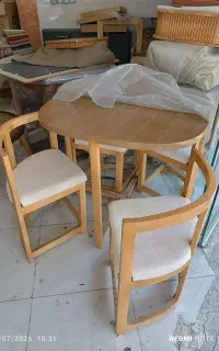 میز ناهارخوری کمجا بغل گرد اقساط کالا برگ