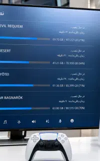 کپی خور Ps5 و نصب بازی بصورت فول گیم انتخابی