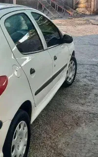 پژو۲۰۶سفید مدل ۸۹