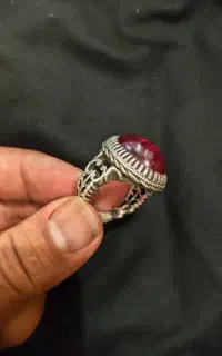 انگشتر دست ساز یاقوت