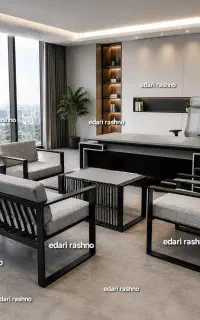 میز مدیریت لیندا صندلی توری مدیریتی
