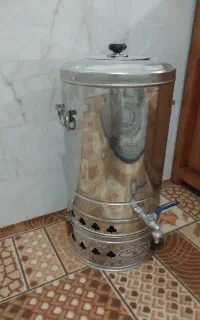 سماور ۳۰ لیتری نگین استیل گاز شهری