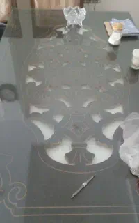 میز نهار خوری ۴ نفره هخامنشی  با ۴ صندلی