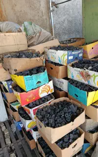 زغال کبابی فشرده