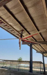 ۲ عدد پنکه سقفی صنعتی